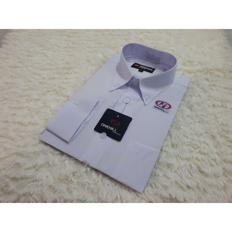 KEMEJA POLOS FORMAL PRIA LENGAN PANJANG  ONEHILL / DEANHILL/ NINEHILL