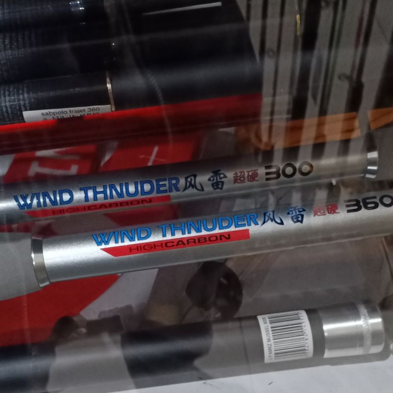 Joran kamikaze telescopic. kamikaze wind thunder surf 300-360, joran surf, joran murah, joran Pasira