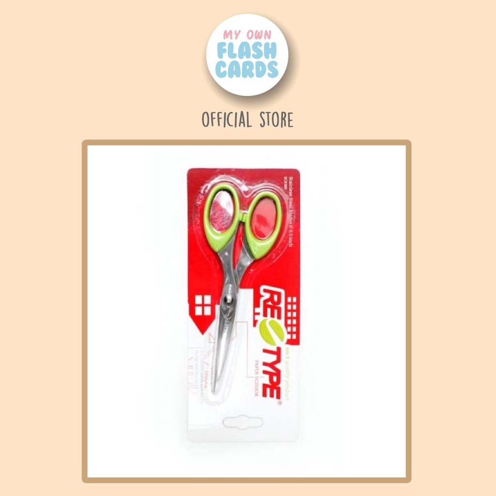 

Retype Stainless Steel Scissors 6.5 8.25 inch Type 838 858 Gunting