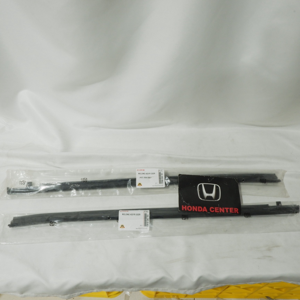 pelipit karet kaca pintu luar weather strip luar honda jazz gd3 2004 2005 2006 2007 2008 72910-SAE 72950-SAE  belakang