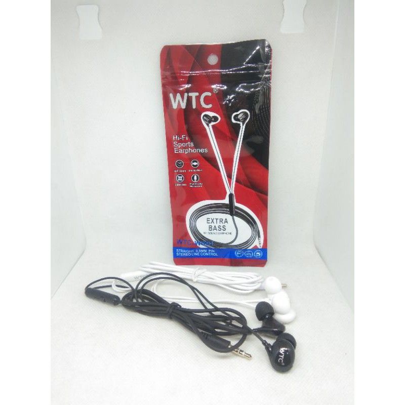 Headset Handsfree WTC W-001 Earphone W001 W 001