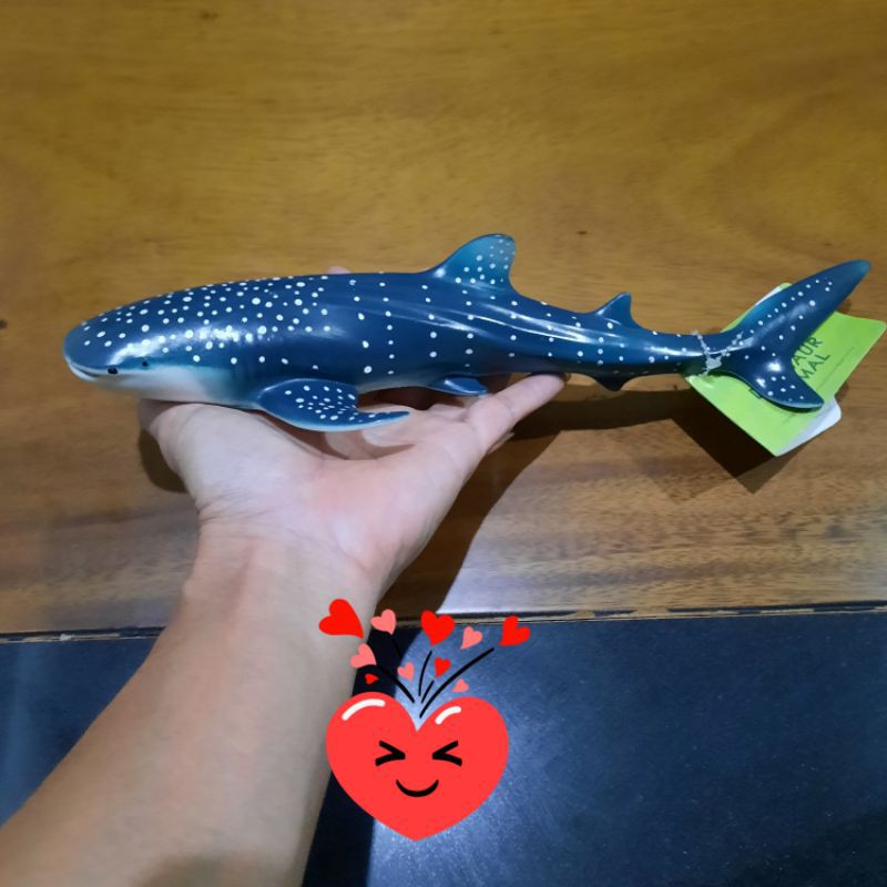 QH Mainan Hiu Paus Action Figure Whale Shark Ikan Hiu Tutul