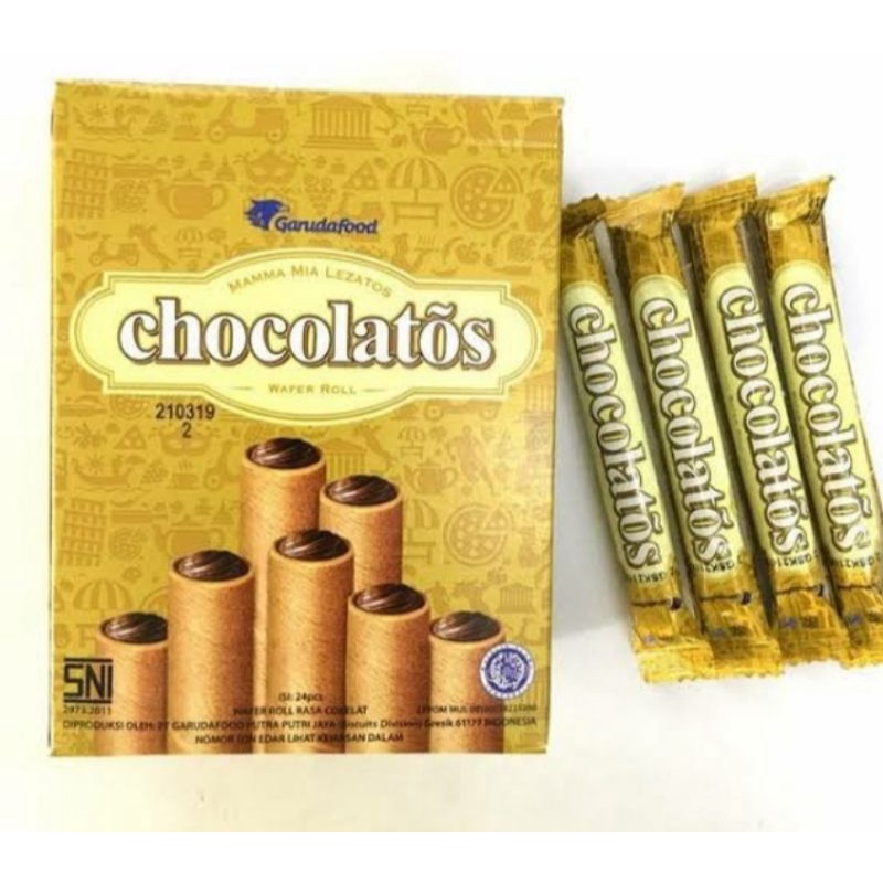 

CHOCOLATOS mamamia lezatos perpack isi 24 pcs