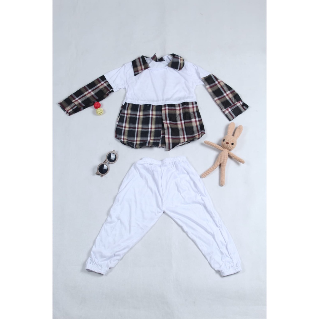 BEFAST - ZTL OOTD Setelan Anak YOONA / set anak shelina / Setelan Terbaru Anak-Anak Perempuan / Pakaian Anak Jalan-Jalan / Oneset Casual Anak / Set Atasan Lengan Panjang+Celana Panjang / Oneset Terlaris / Termuraj