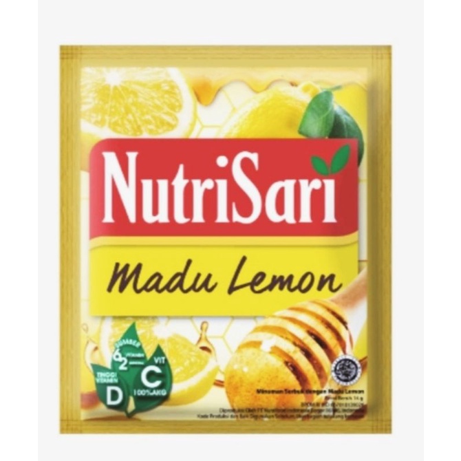 

NUTRISARI MADU LEMON @10sachet