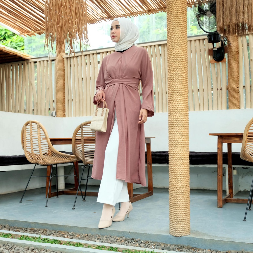 KHEVA MIDI DRESS / ATASAN WANITA