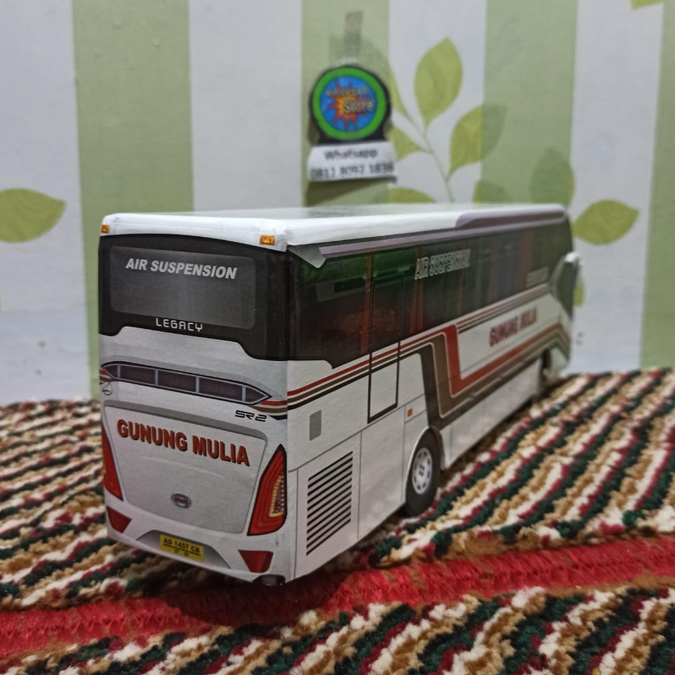 miniatur bus bis SR2 GUNUNG MULIA