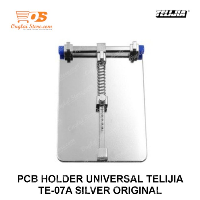 ORIGINAL Telijia Silver Model Alat Bantu PCB Holder Stand TE 07A