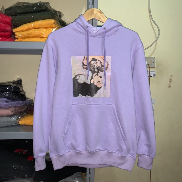 ariana grande purple hoodie