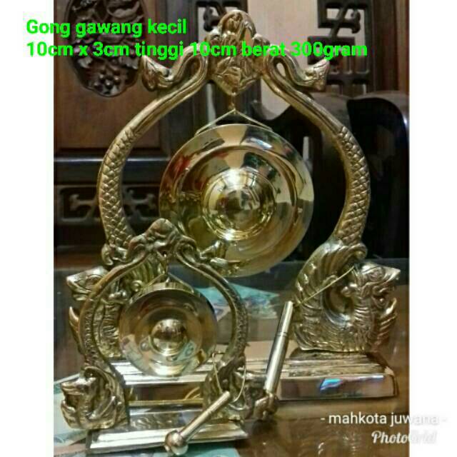 Miniatur gong naga antik kecil