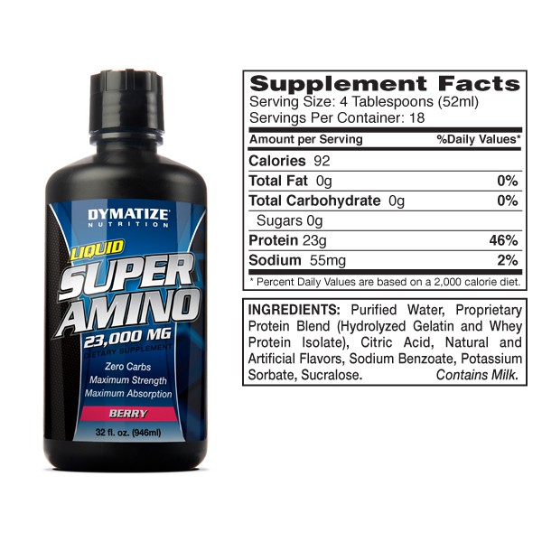 Dymatize Super Amino Liquid 32oz