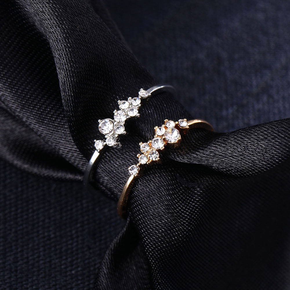 Grosir - C1014 Cincin Berlian Wanita / Cincin Diamond / Cincin Fashion Korean Style / Perhiasan Wanita