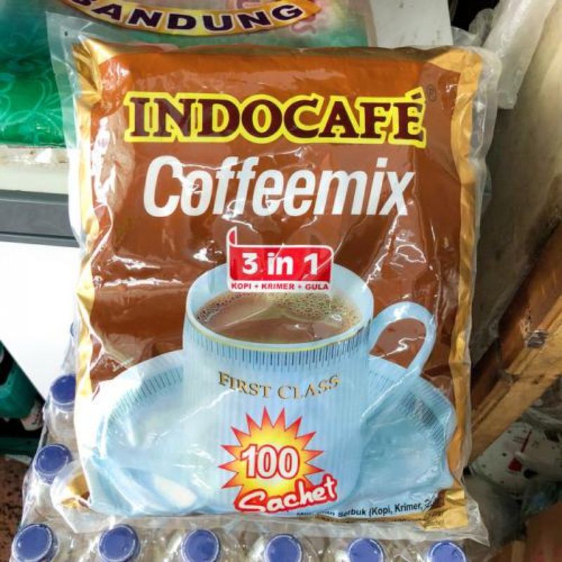 

Kopi Indocafe Coffemix 1 Pak Isi 100 Sachet