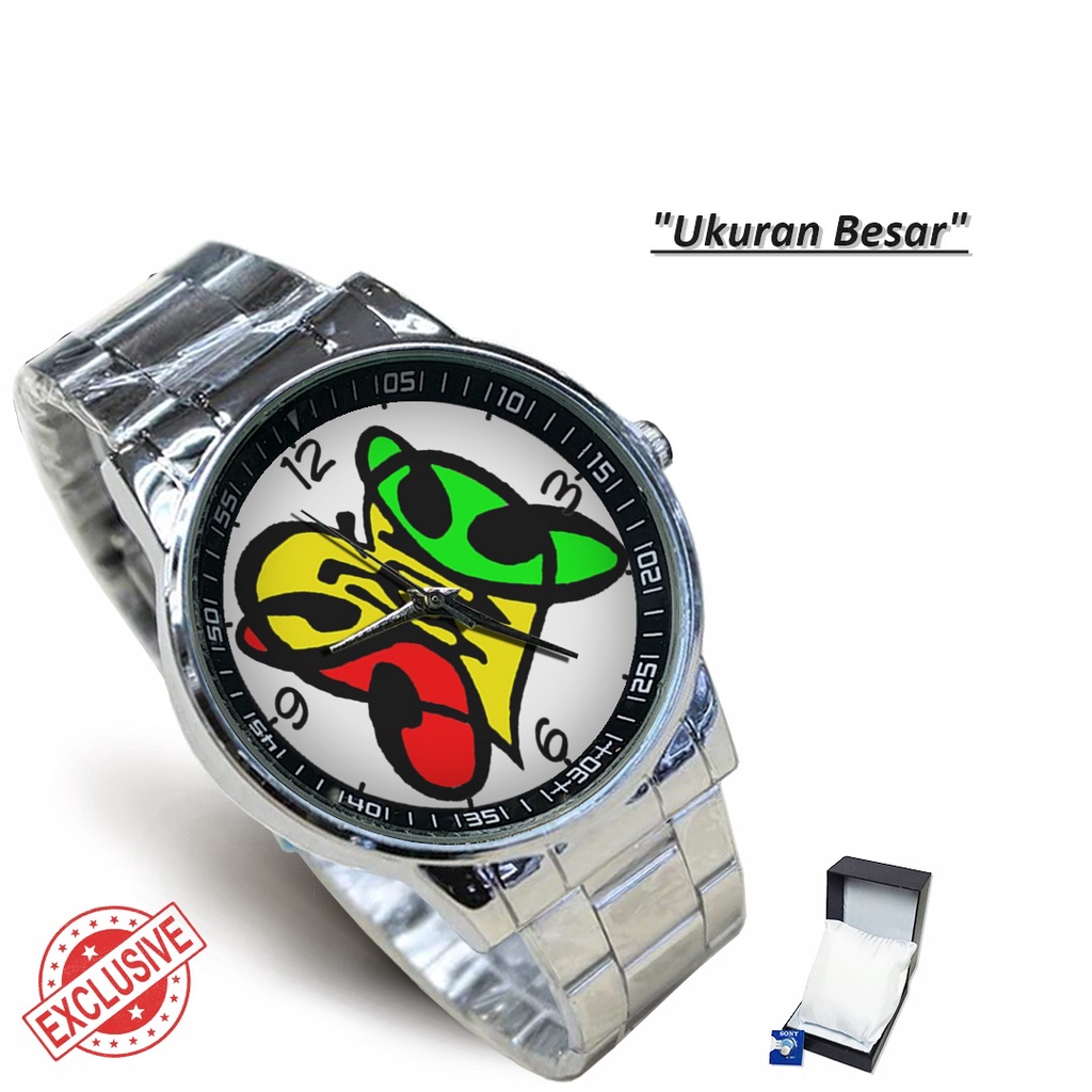 Jam Tangan Rantai Couple SLANK Motif 8