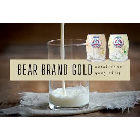 

BEAR BRAND Gold Susu Kaleng White Tea Susu Steril 140 ml