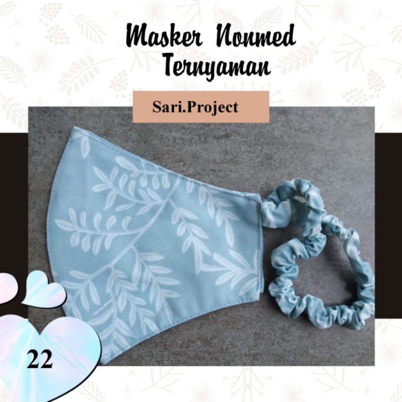 Masker hijab-masker-masker kain-masker medis-masker duckbill-masker duckbill sensi-masker daisy