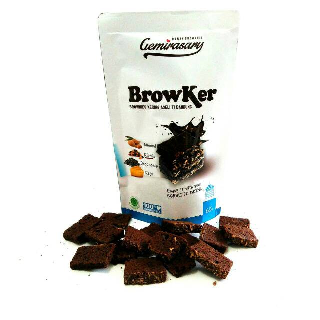 

Brownies mini kering sachet manis termurah browker