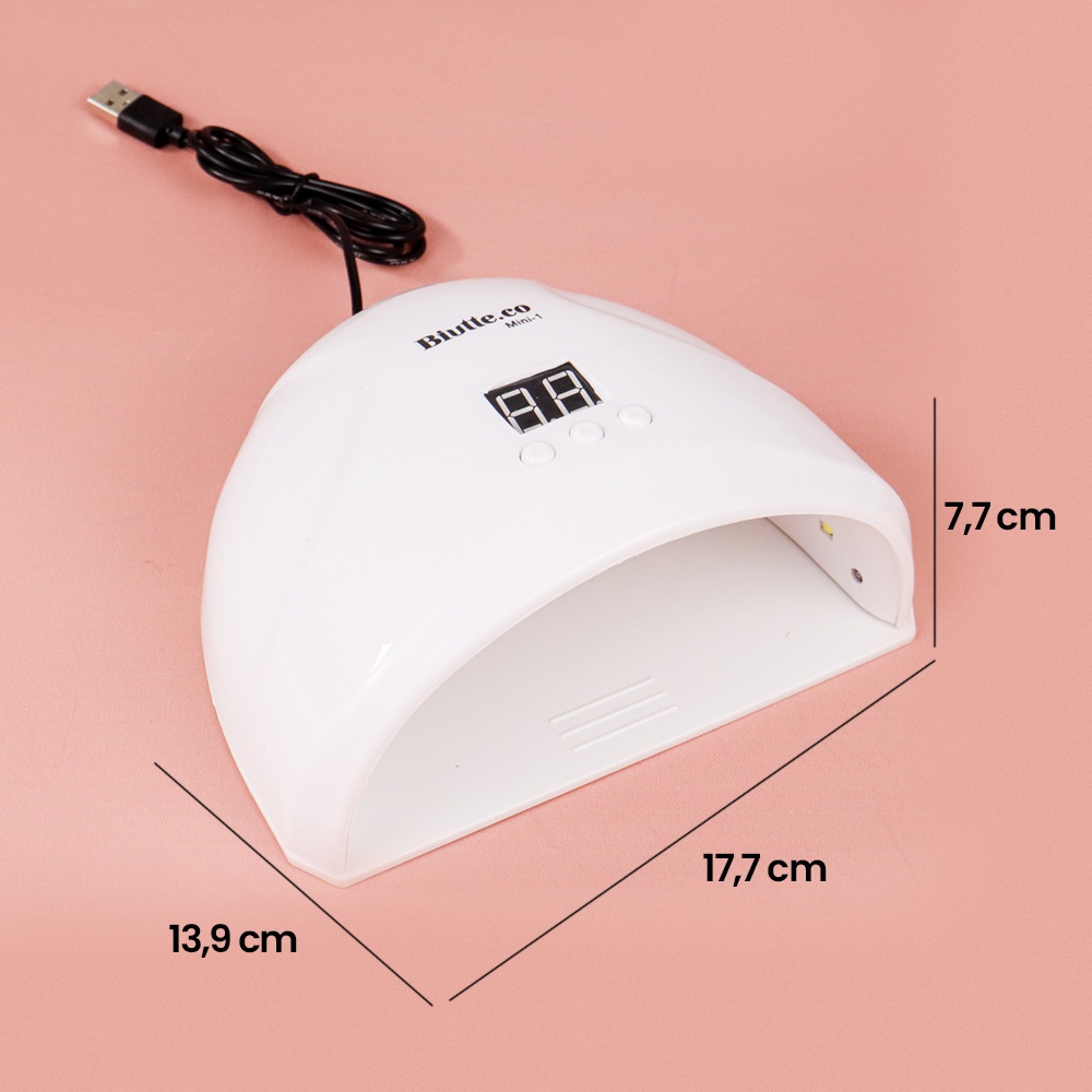 Pengering Kutek Kuku UV LED Nail Dryer 36W - Mini-1 - 7RHR9NWH White