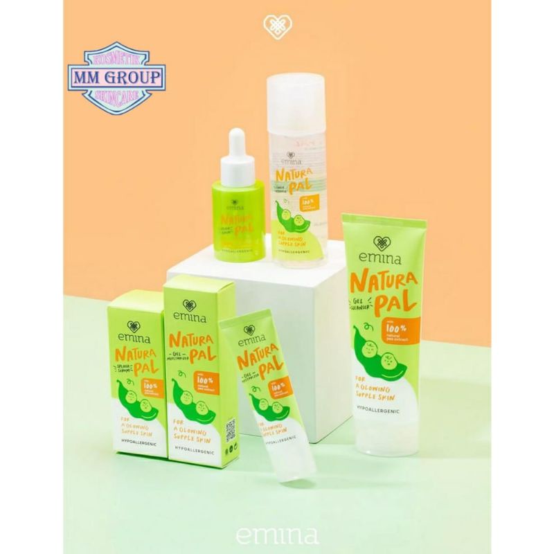 Emina Nature Pal Series BPOM [Moisturizer, Cleanser, Toner, Serum] [Sabun Cuci Muka, Pembersih Muka 