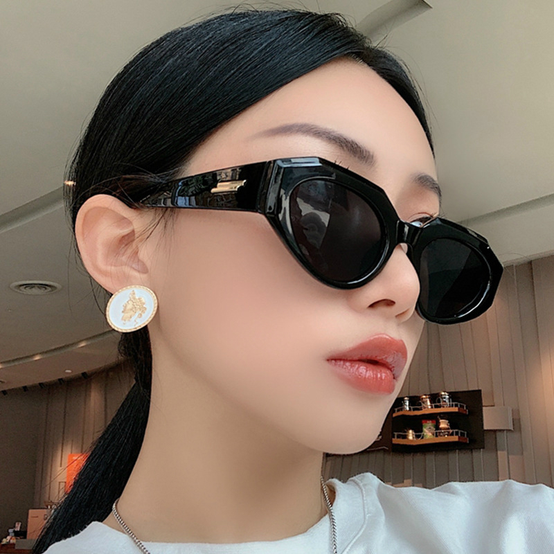 2021 fashion small frame cat eye European and American ins trend men and women sunglasses