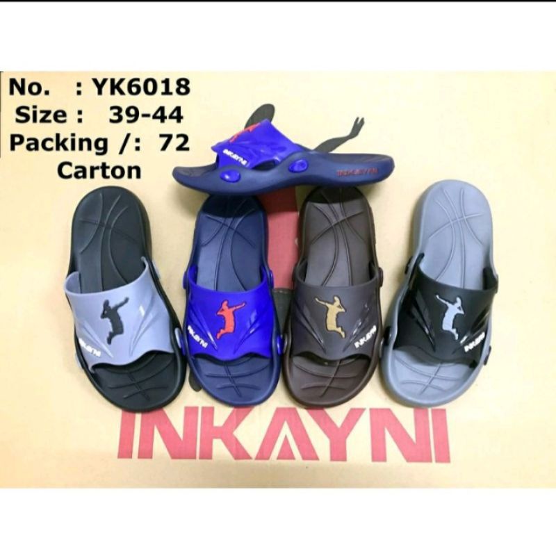 YK 6018 SANDAL SLOP KARET PRIA BY INKAYNI UK 39-44