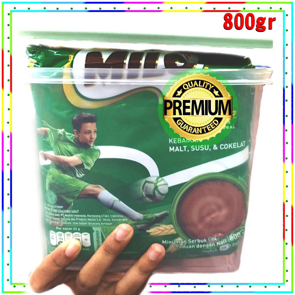 

Susu Milo Bubuk Nestle Active Go 800gr dengan wadah toples transparan