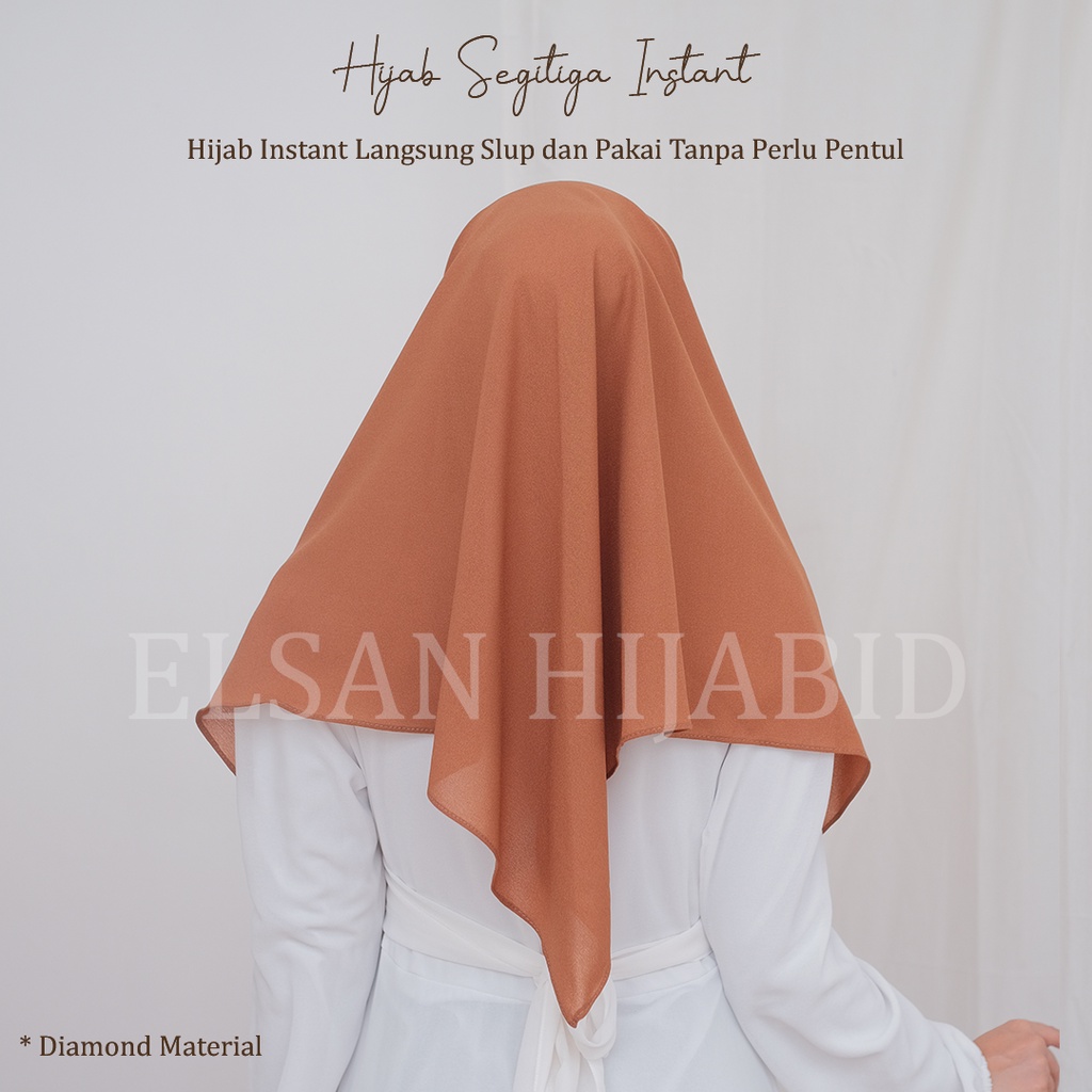 Jilbab Segitiga instan / Real pict sesuai gambar