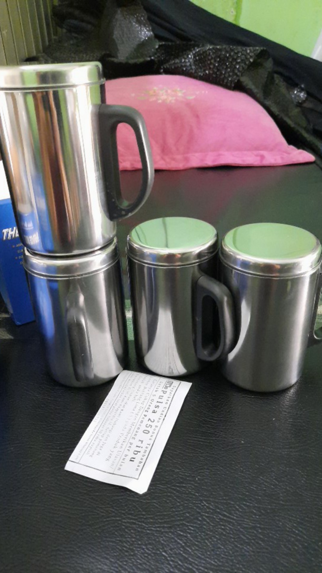 Mug Gelas Vacuum Cup Stainless Steel 350 Ml