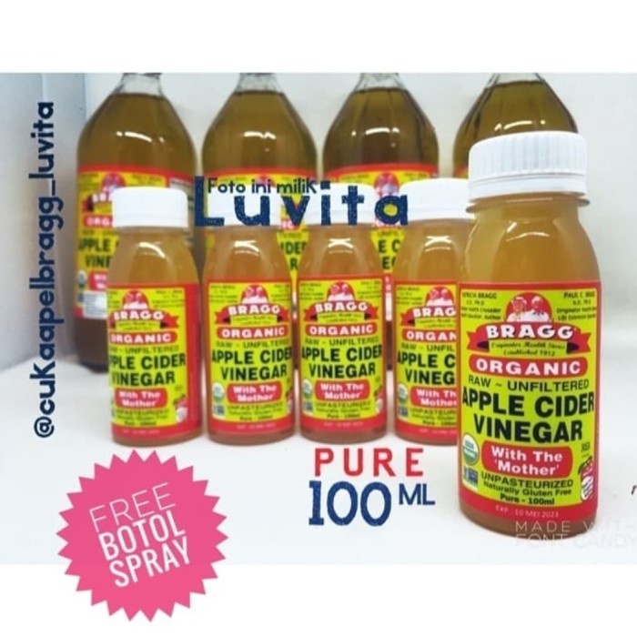 

LAINNYAKESEHATAN- BRAGG APPLE CIDER VINEGAR CUKA APEL SHARE 100ML -KESEHATAN-LAINNYA.