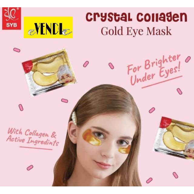 READYSTOCK SYB Collagen Crystal Gold Eye Mask / masker mata/SYB