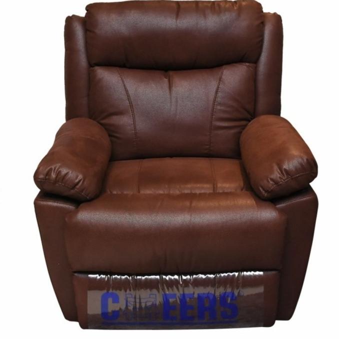 <<<<<] Cheers Milford Sofa Recliner 1 Dudukan - Cokelat