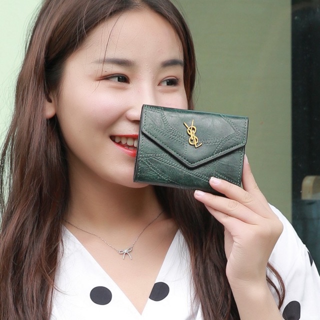 (COD) Dompet Lipat Wanita Dompet Kulit MALLSHOPPING