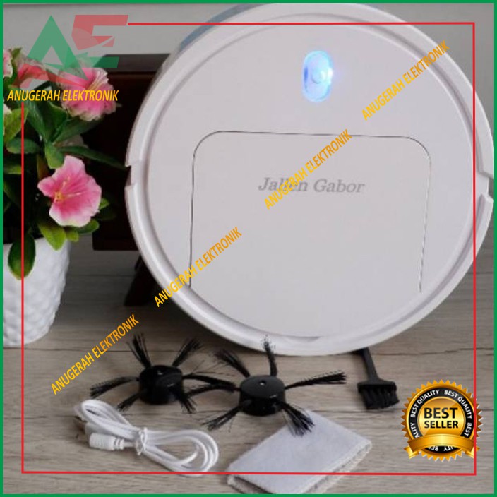 Robot smart vacuum cleaner Jallen Gabor penyapu pembersih vacum lantai - Putih