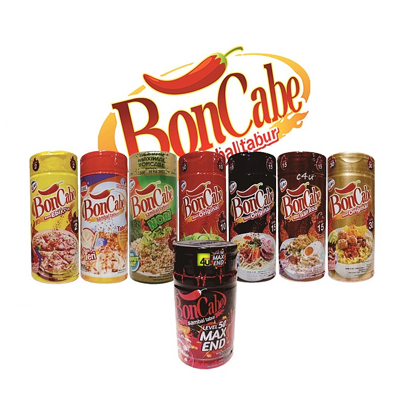 

Kobe Bon Cabe Sambal Tabur BonCabe Level 3-50 Botol 35G-50G All Variant