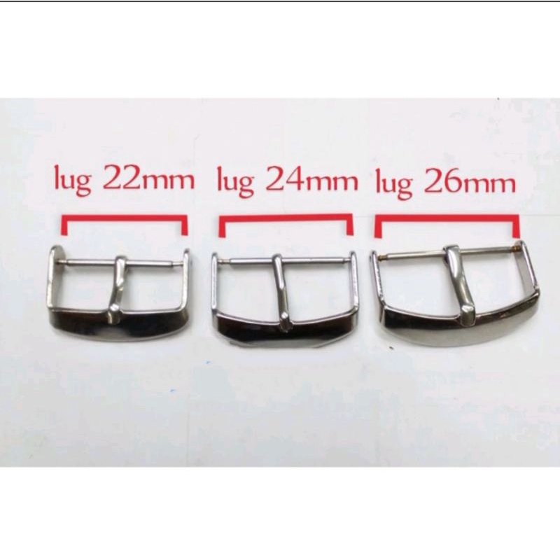 Buckle Gesper Stainless 22mm,24mm,26mm