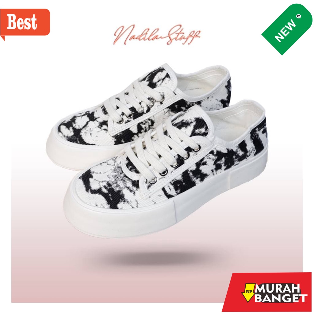 Sepatu casual wanita terbaru- NADILASTUFF [ASLI] GALAXY TIE DYE Sneakers Sepatu Wanita IMPORT REALPI