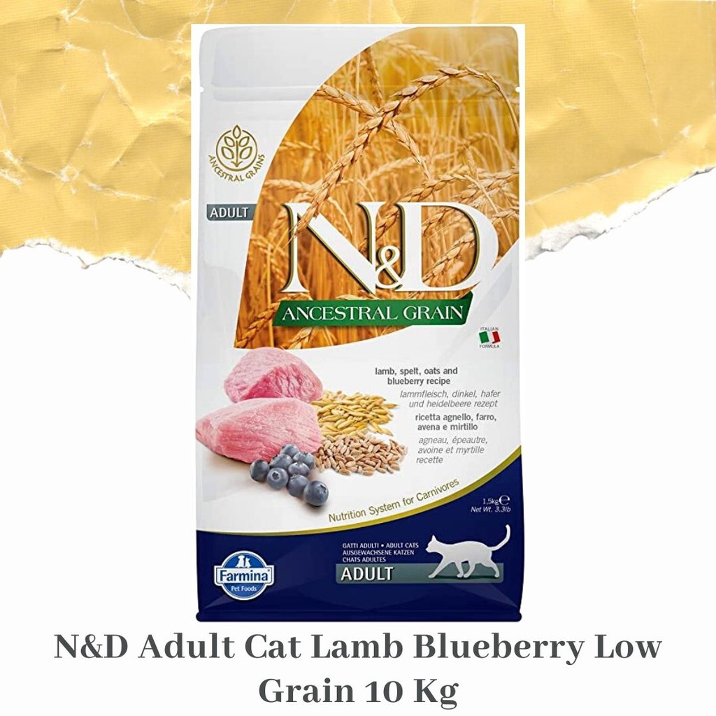 farmina n&d low grain lamb & blueberry