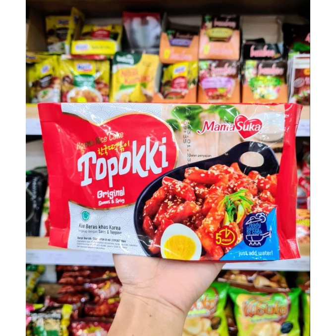 

MAMA SUKA TOPOKKI ORIGINAL SWEET & SPICY 134GR TOPOKI