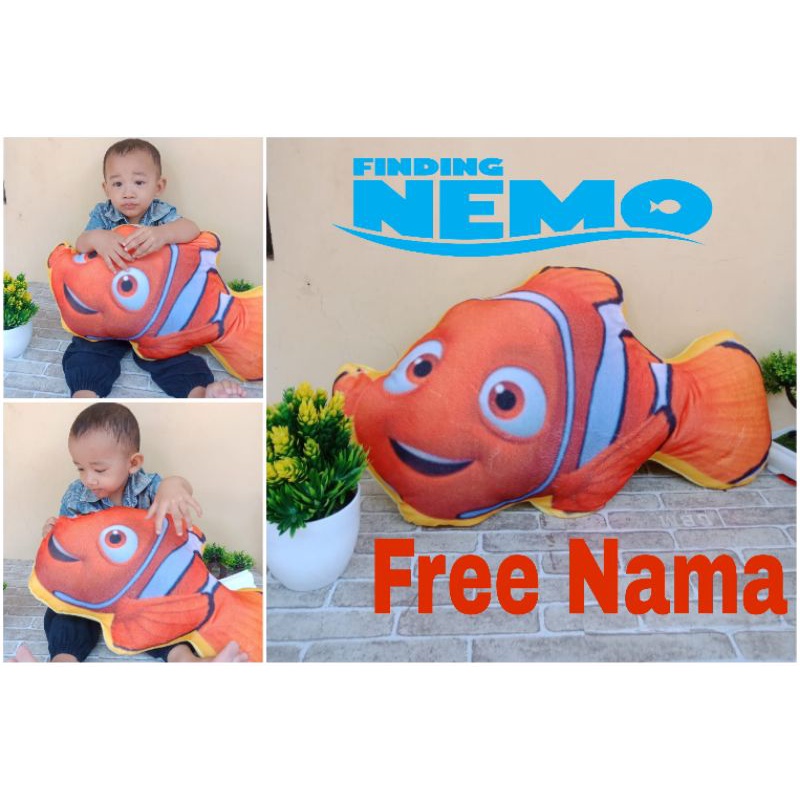 BONEKA NEMO BANTAL NEMO IKAN FINDING NEMO MAINAN NEMO MAINAN IKAN BONEKA IKAN