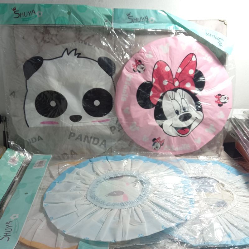 SHOWER CAP  SALON /PELINDUNG RAMBUT PERPCS COVER ANIMAL