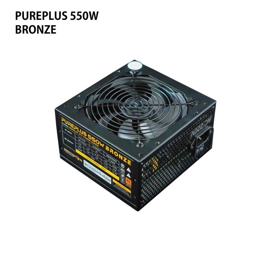 PSU Imperion 550W 80+ PUREPLUS Gaming Power Supply 550 Watt 80 PLUS+