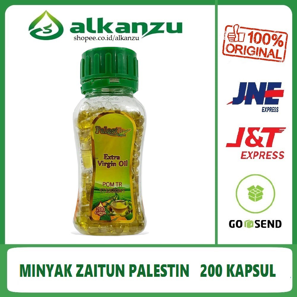 Minyak Zaitun Palestin 200 Kapsul Extra Virgin Olive Oil Indonesia