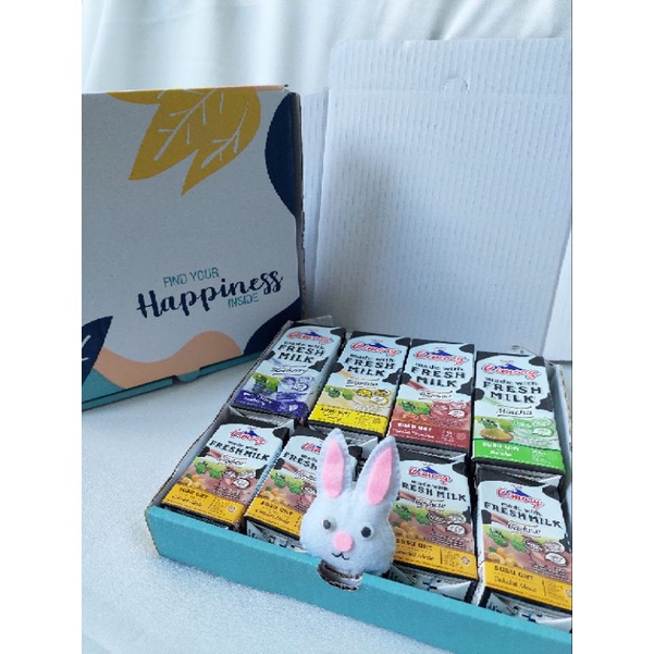 Exp Lama (COD) paket hampers box cimory kado ultah / lebaran/ natal / isoman covid / wisuda susu