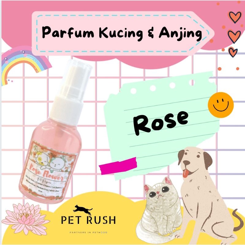 PARFUM KUCING | MINYAK WANGI KUCING 30 ML | 24 AROMA FRESH