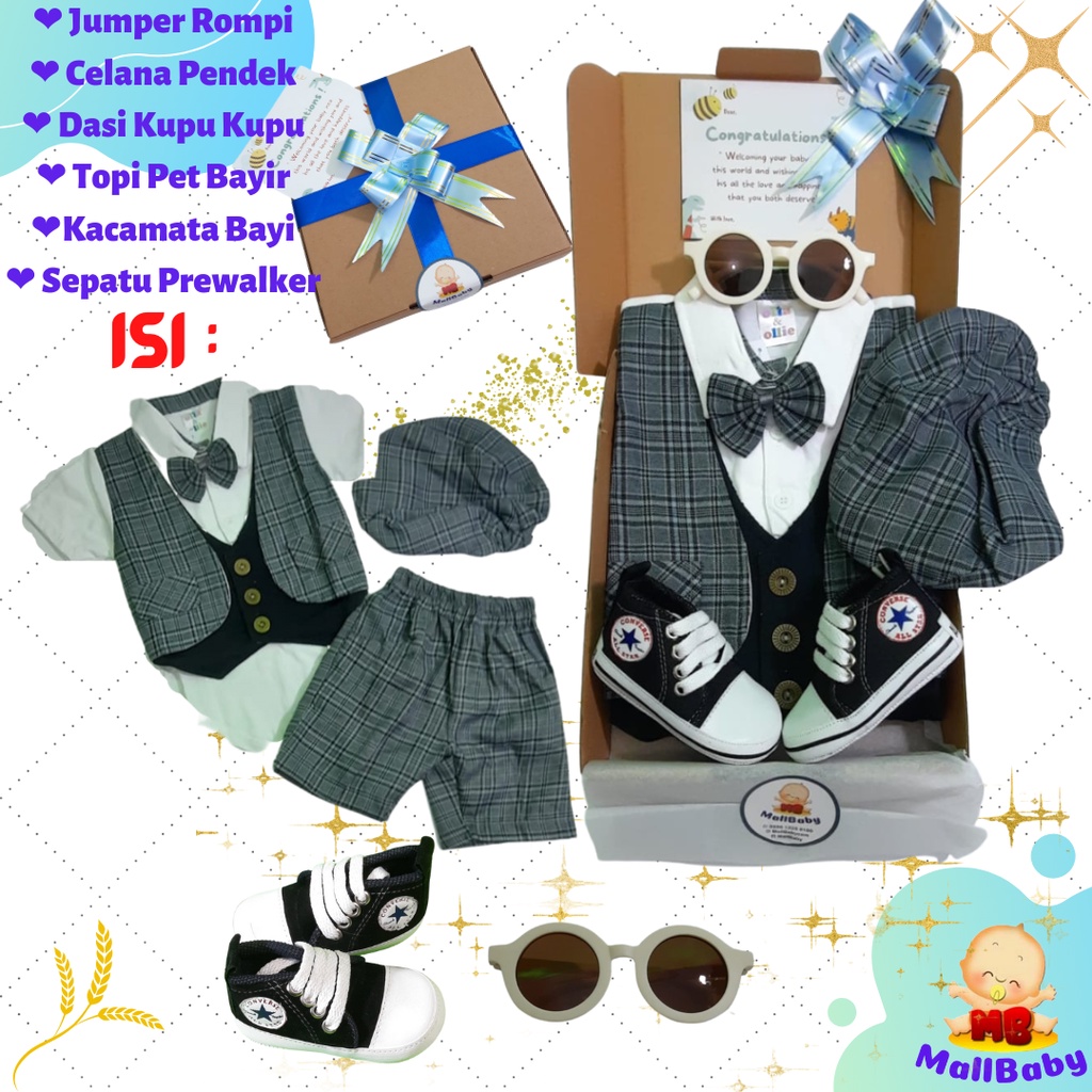 Kado Bayi Cowok Lahiran Hampers Baby Boy Gift Set Newborn Bayi Laki Laki