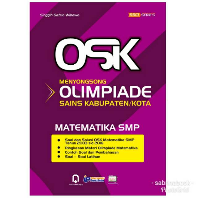 Osk Matematika Smp Olimpiade Sains Kabupaten Osn Matematika