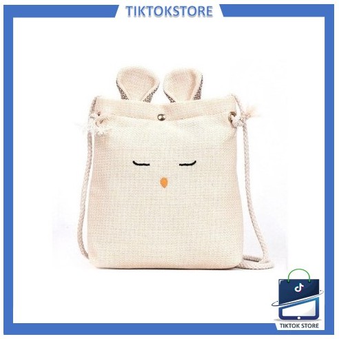 TIKTOK - TAS KELINCI Dari Jakarta - BISA COD - SLING BAG WANITA TAS EMOTICON