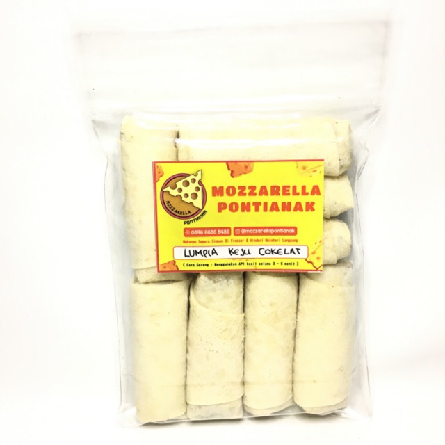 

LUMPIA KEJU COKELAT/CEMILAN KEKINIAN