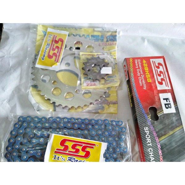 BEST SELLER   gear sss set 428 yamaha mx king .full set sss