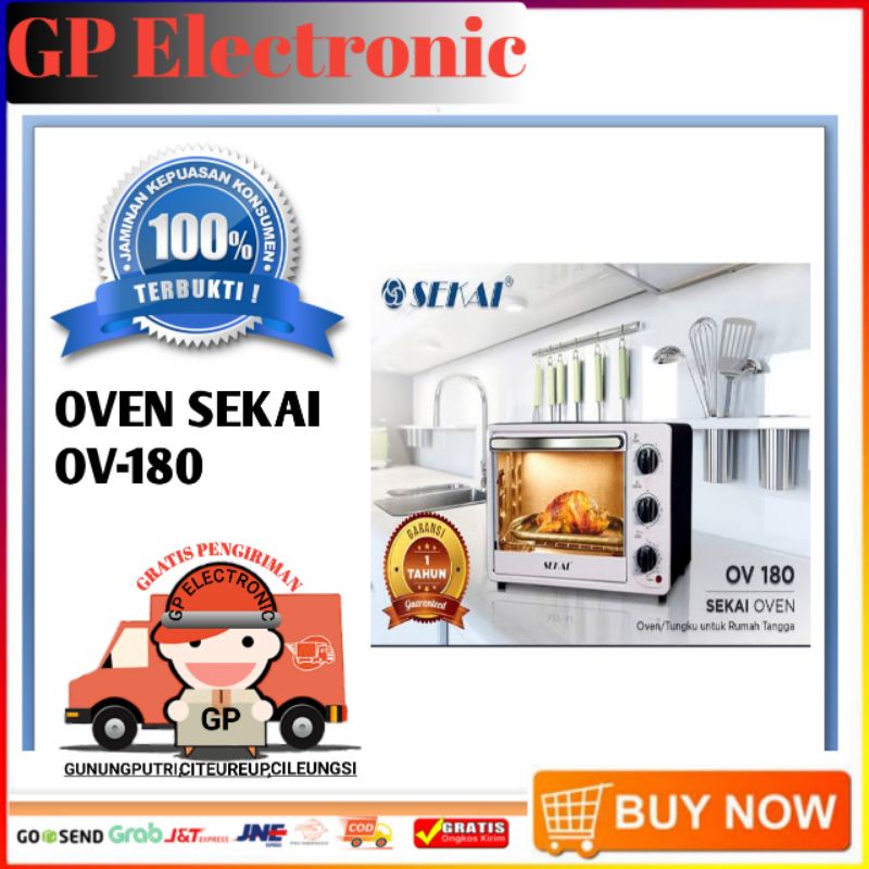 OVEN SEKAI OV-180 18Liter Low Wat Sekai Electric Oven OV 180
